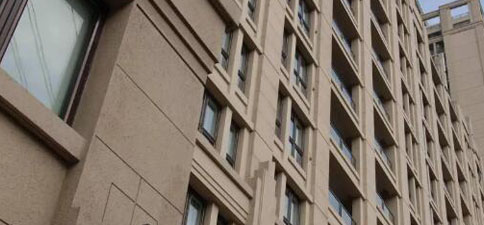 真石漆施工為什么會出現蜂窩眼怎么辦?